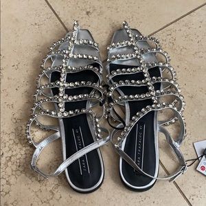 Silver Zara Sandals